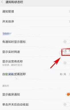 红米显示实时网速在哪
