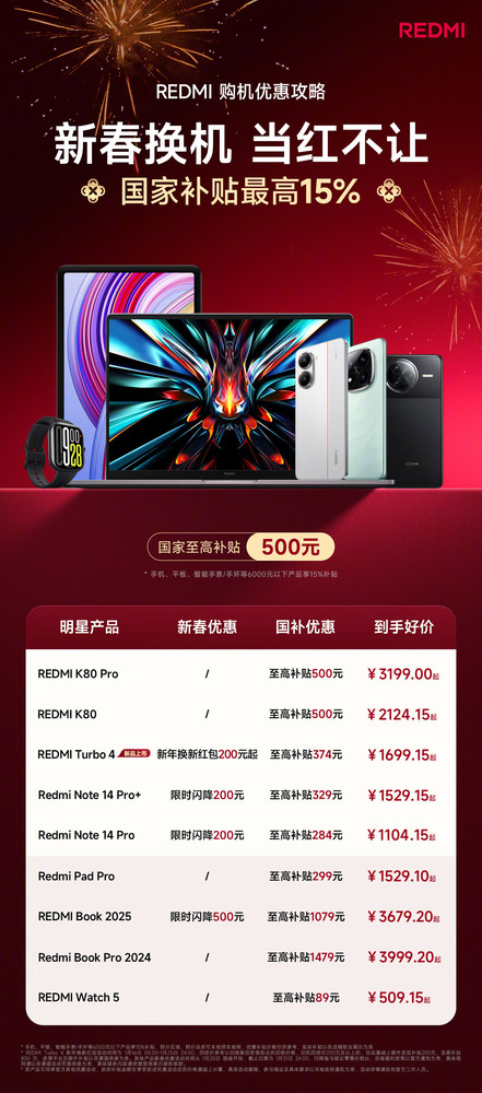 小米王腾：REDMI K80系列销量垂直起飞 环比暴涨