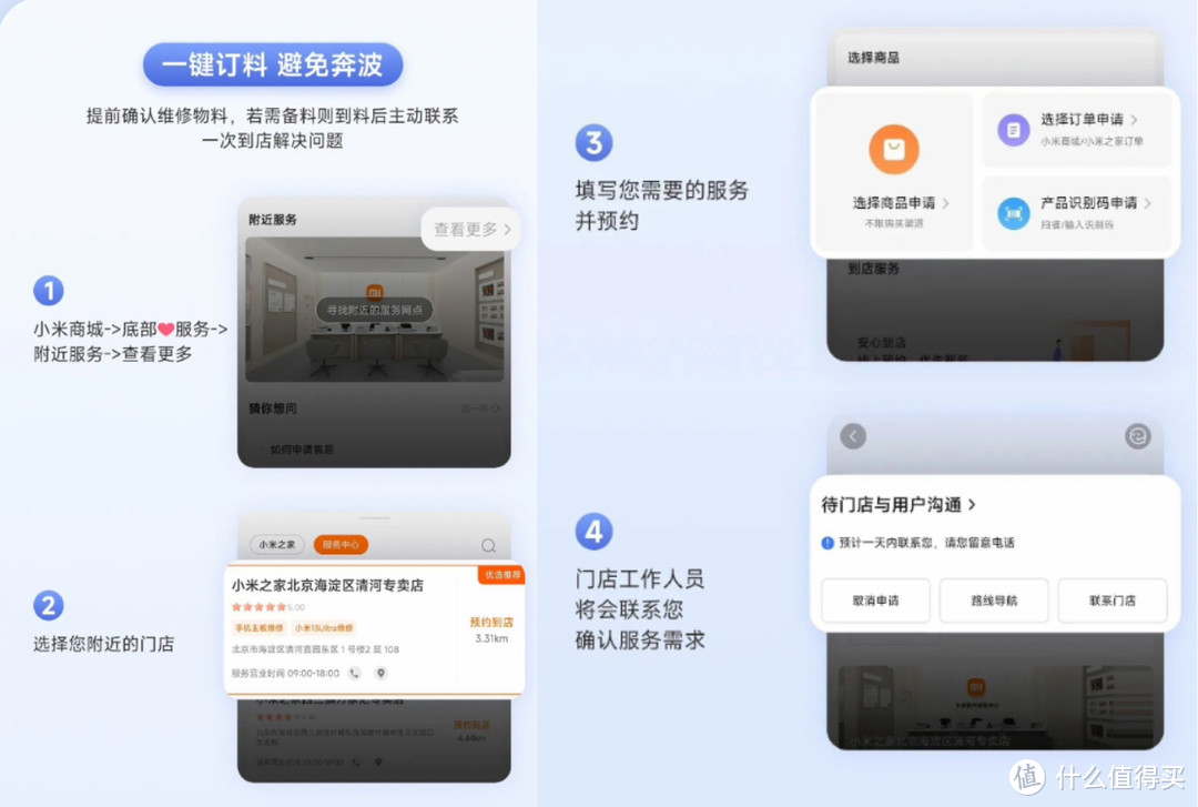 小米之家升级服务：在线排队、物料实时可视，轻松预约不再难